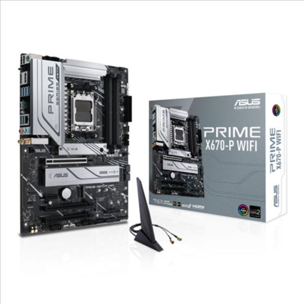 ASUS PRIME X670-P WIFI, Socket AM5, PCIe 5.0, 3x M.2, AX WiFi 6, USB 3.2, ATX