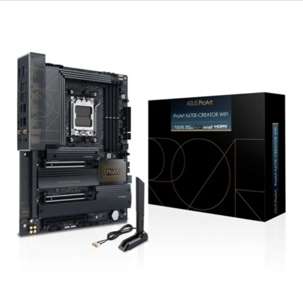 ASUS PROART X670E-CREATOR WIFI, Socket AM5, PCIe 5.0, 4x M.2, AX WiFi 6E, USB 4.0, Thunderbolt3, ATX