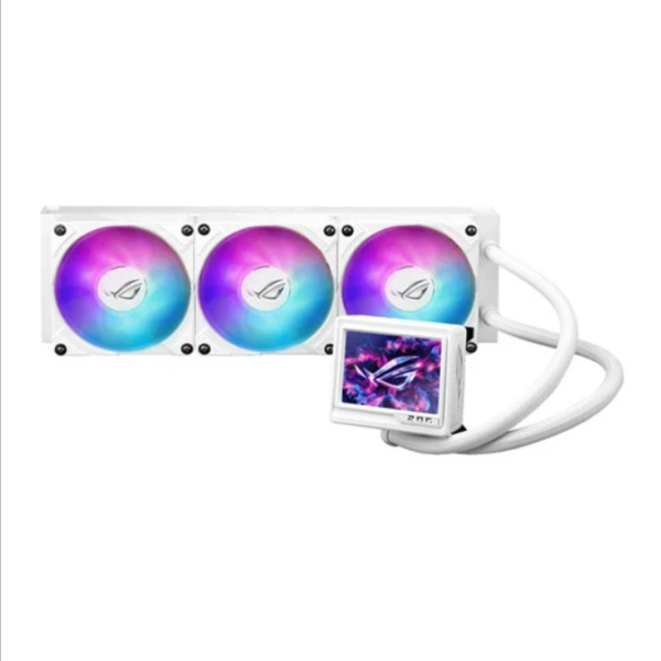 ASUS ROG Ryujin III ARGB Extreme 360mm LCD Display AIO – White