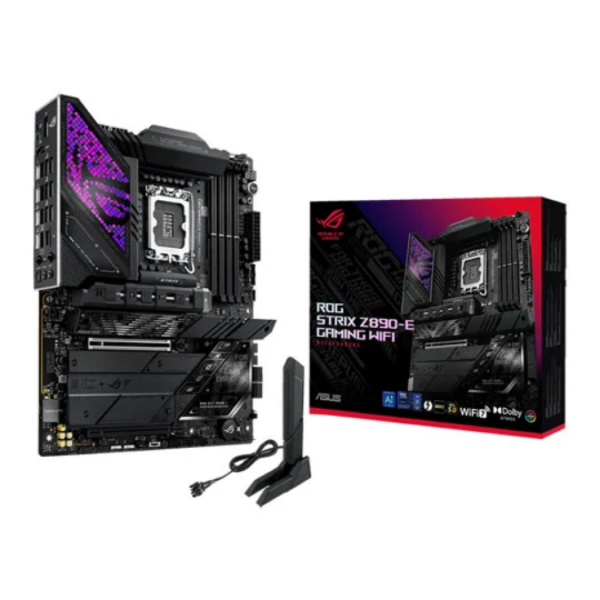 ASUS ROG STRIX Z890-E GAMING WiFi, DDR5, Socket 1851, PCIe 5.0, 7x M.2, 5GbE, ATX