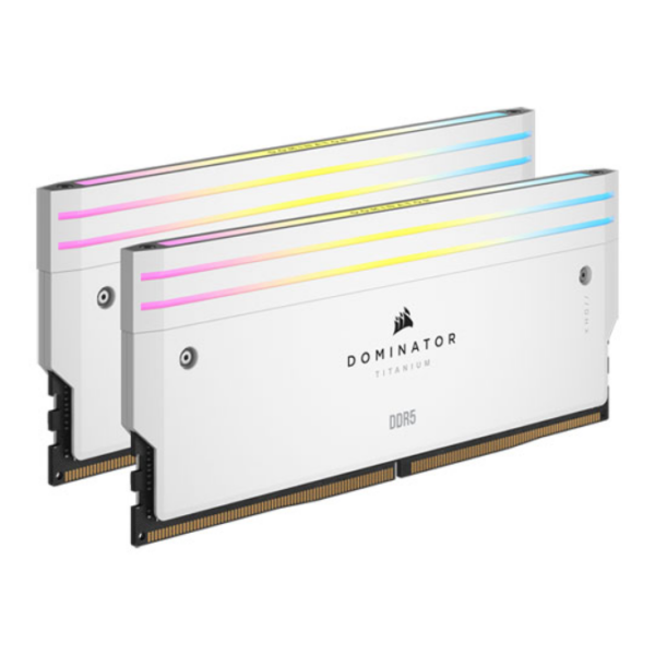 64GB (2x32GB) DDR5/6000MHz CAS30 (Corsair DOMINATOR Titanium RGB White)