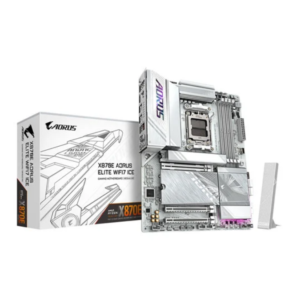 GIGABYTE X870E AORUS ELITE ICE WiFi, Socket AM5, 4x M.2, 2.5GbE, WiFi 7, ATX