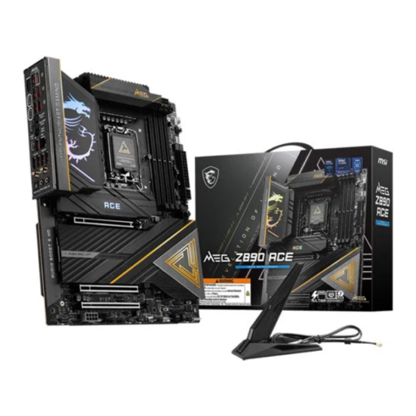 MSI MEG Z890 ACE WiFi, DDR5, Socket 1851, PCIe 5.0, 5x M.2, 10GbE, ATX