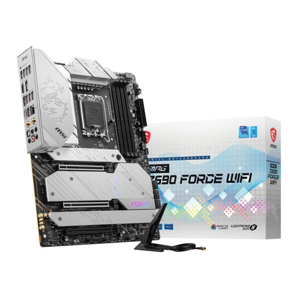 MSI MPG Intel Z690 FORCE WiFi DDR5, Socket 1700, PCIe 5.0, 5x M.2, ATX