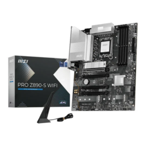 MSI PRO Z890-S WiFi, DDR5, Socket 1851, PCIe 5.0, 4x M.2, 2.5GbE, ATX