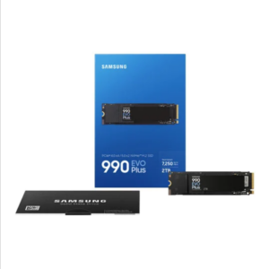 2TB Samsung 990 EVO PLUS, PCIe 4.0, M.2 NVMe SSD, 7250MB/s Read, 6300MB/s Write (High Speed)