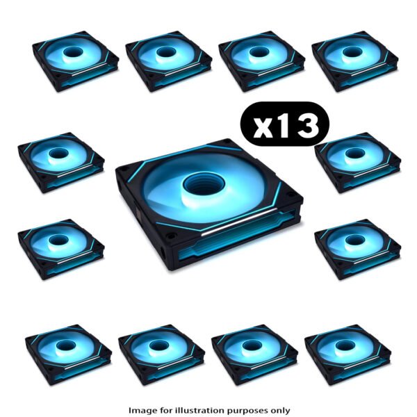 13x Lian Li UNI FAN SL-INF Infinity RGB – 120mm, Black