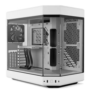 HYTE Y60 ATX Case - HYTE Y60 ATX Case – Snow White