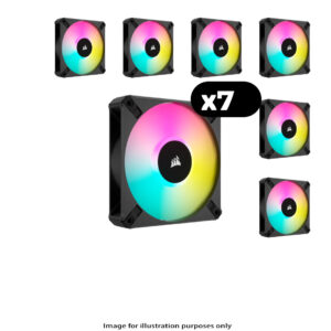 7x Corsair iCUE AF120 - 7x Corsair iCUE AF120 ELITE RGB – 120mm