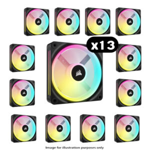 13x Corsair iCUE LINK - 13x Corsair iCUE LINK QX120 RGB – 120mm