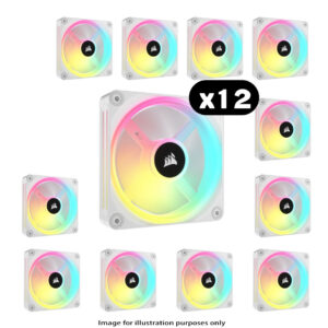 12x Corsair iCUE LINK - 12x Corsair iCUE LINK QX120 RGB – 120mm