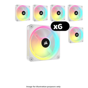 6x Corsair iCUE LINK QX120 RGB - 6x Corsair iCUE LINK QX120 RGB – 120mm