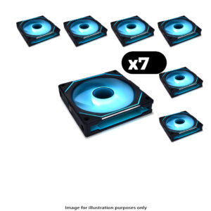 7x Lian Li UNI - 7x Lian Li UNI FAN SL-INF Infinity RGB – 120mm