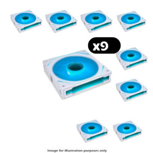 9x Lian Li UNI - 9x Lian Li UNI FAN SL-INF Infinity RGB – 120mm