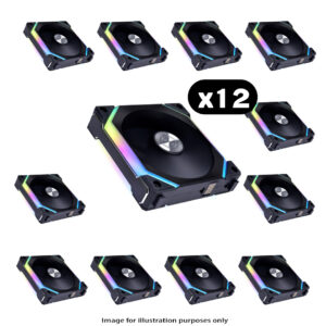 12x Lian Li UNI - 12x Lian Li UNI FAN SL120 V2 RGB – 120mm