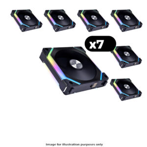 7x Lian Li UNI - 7x Lian Li UNI FAN SL120 V2 RGB – 120mm