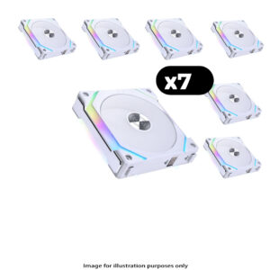 7x Lian Li UNI - 7x Lian Li UNI FAN SL120 V2 RGB – 120mm