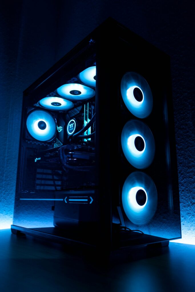 Custom RGB PC build celebrating the Ryzen 10th anniversary